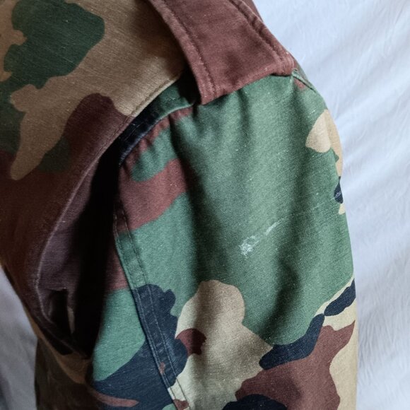 Vintage Men's 80's Military Camouflage Field Coat Cold Weather X-Small Regular - Picture 8 of 8